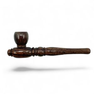 The Pocket Prophet - 12.5cm Handcrafted Wooden Smoking Pipe & Bowl (Designs Vary)