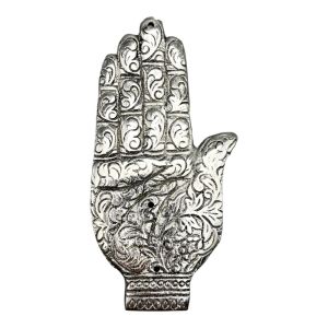 Mendhi Art Recycled Metal Incense Holder Stand - Triple Stick Design