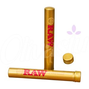 RAW Aluminium Cone Holder Tube - Ethereal Gold