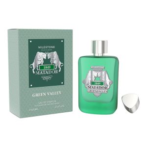 Milestone 1849 Matador Green Valley EDP 100ml Fresh Woody Unisex Perfume